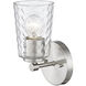 Ashli Indoor Wall Sconce Wall Light in Brushed Nickel